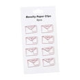 thumbnail image 2 of koolsoo 8x Large Paper Clips Accessories Metal Stationery for Invitation Card Party File Pink Envelope, 2 of 7