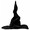 Witch Hat, variant on Women’s Knitted Witch Hat - Black Cozy Pointed Hat for Halloween, Fall Festivals, Costume Parties & Everyday Autumn Wear (Black)