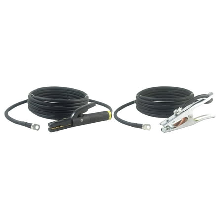 

350 Amp Welding Leads Assembly Set - Terminal Lug Connector - 1/0 AWG cable (100 FEET EACH LEAD)