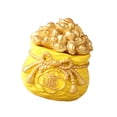 thumbnail image 4 of Cuenca del Tesoro Feng Shui con Tapa Desmontable Colección de Riqueza Lingote de Oro Dinero 8x8x11cm, 4 of 9