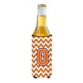thumbnail image 2 of Carolines Treasures CJ1062-OMUK Letter O Chevron Orange and Regalia Ultra Beverage Insulators for slim cans  Slim Can, 2 of 2