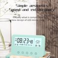 thumbnail image 5 of Reloj despertador electrónico LED, reloj sencillo para estudiantes y niños, reloj de mesita de noche., 5 of 5