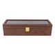 thumbnail image 1 of Caja organizadora de almacenamiento de joyería y reloj de madera Vintage con 6 ranuras, caja contenedor de almacenamiento para exhibición, 1 of 14