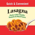 thumbnail image 3 of Chef Boyardee Lasagna in Chunky Tomato Sauce Seasoned with Meat, Microwavable Meal, 14.5 oz. Bowl, 3 of 12