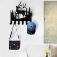 thumbnail image 1 of Gancho para colgar abrigos de animales de hierro, ganchos decorativos para pared, decoración artística, negro, fácil de instalar, soporte para colgar Fernando Perchero creativo, 1 of 8