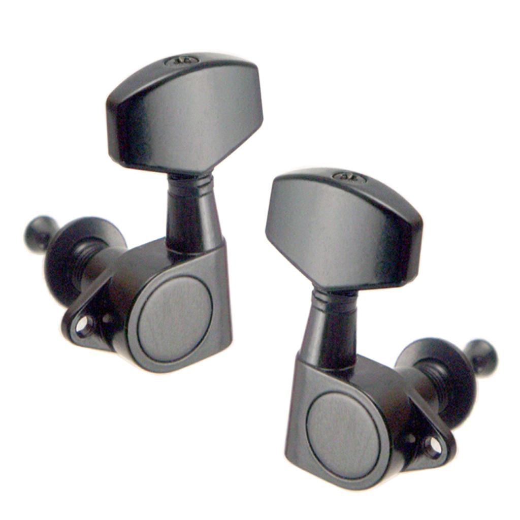 JWQFBC Pack of 6 Closed Guitar Tuning Keys Tuners for Acoustic Folk Guitar Replacement