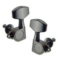 thumbnail image 4 of Iron 3x Left + 3x Right Square Full Closed Tuning Pegs Tuning Keys Black For Acoustic Guitar Parts, 4 of 6