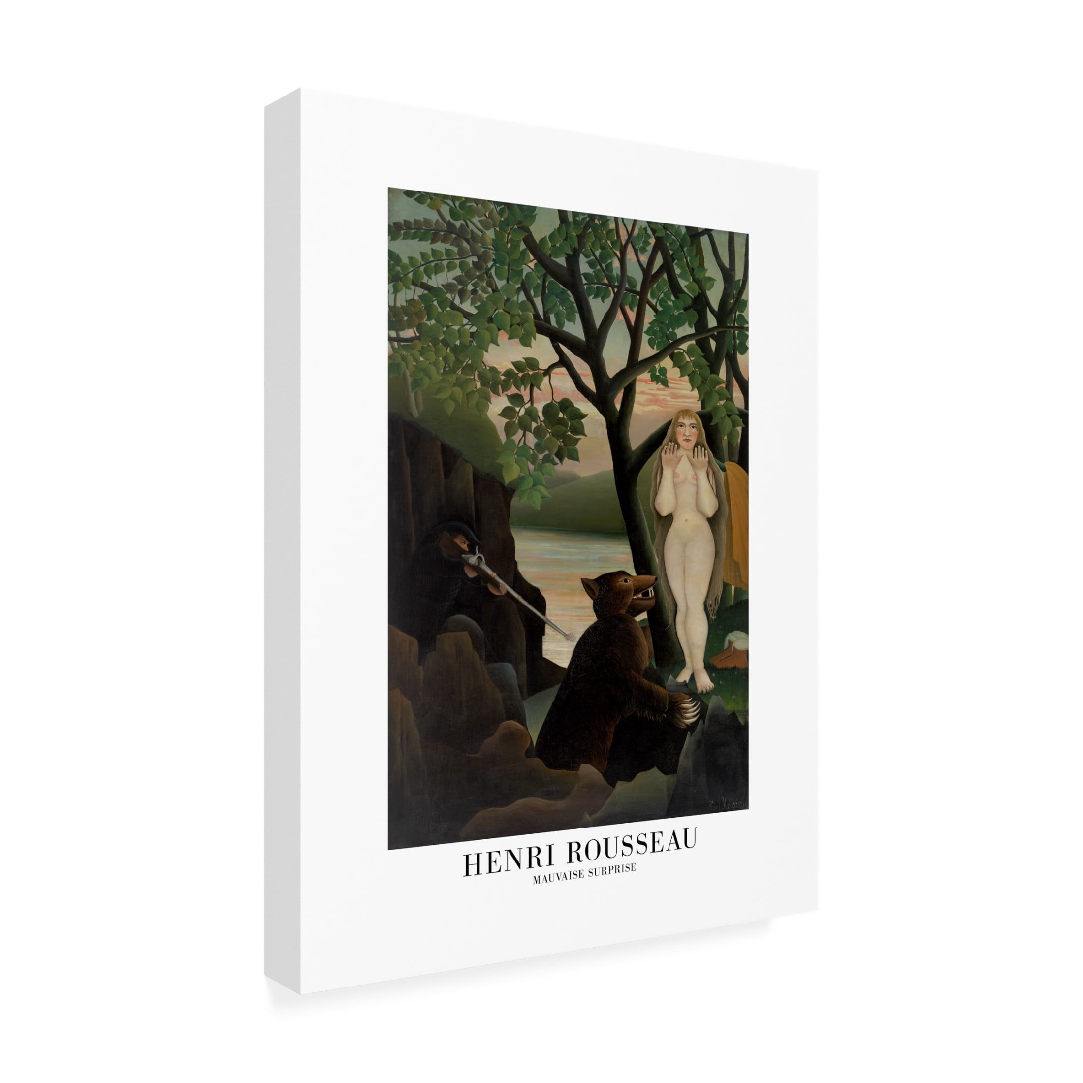 Trademark Fine Art Pictufy Mauvaise Surprise Canvas Wall Art