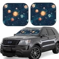 thumbnail image 1 of Vsdgher Solar System And Planets Print Car Windshield Sun Shade, Reflective Sunshade Window Sunshade Sun Visor Protector Fit for Cars,Trucks,SUVs-Large, 1 of 6