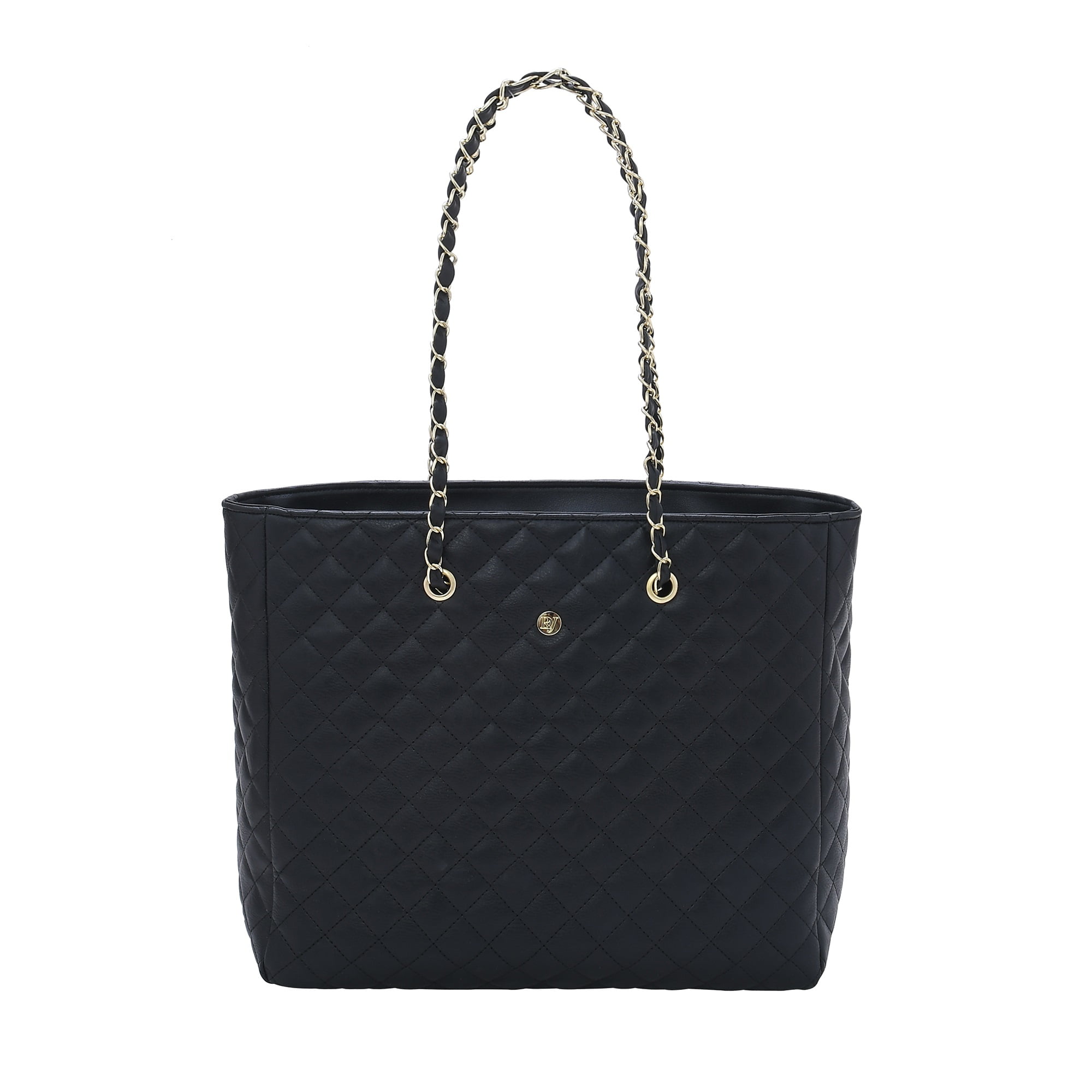 T.Sheep Quilted Tote Bag for Women PU Vegan Leather Chain Shoulder