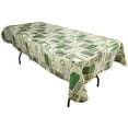 thumbnail image 3 of Christmas Country Deer Vinyl Tablecloth with Soft Backing: Seasonal Joy and Cheer, Beige Brown Gray Green, 52" x 90" Inch Rectangle, 3 of 4