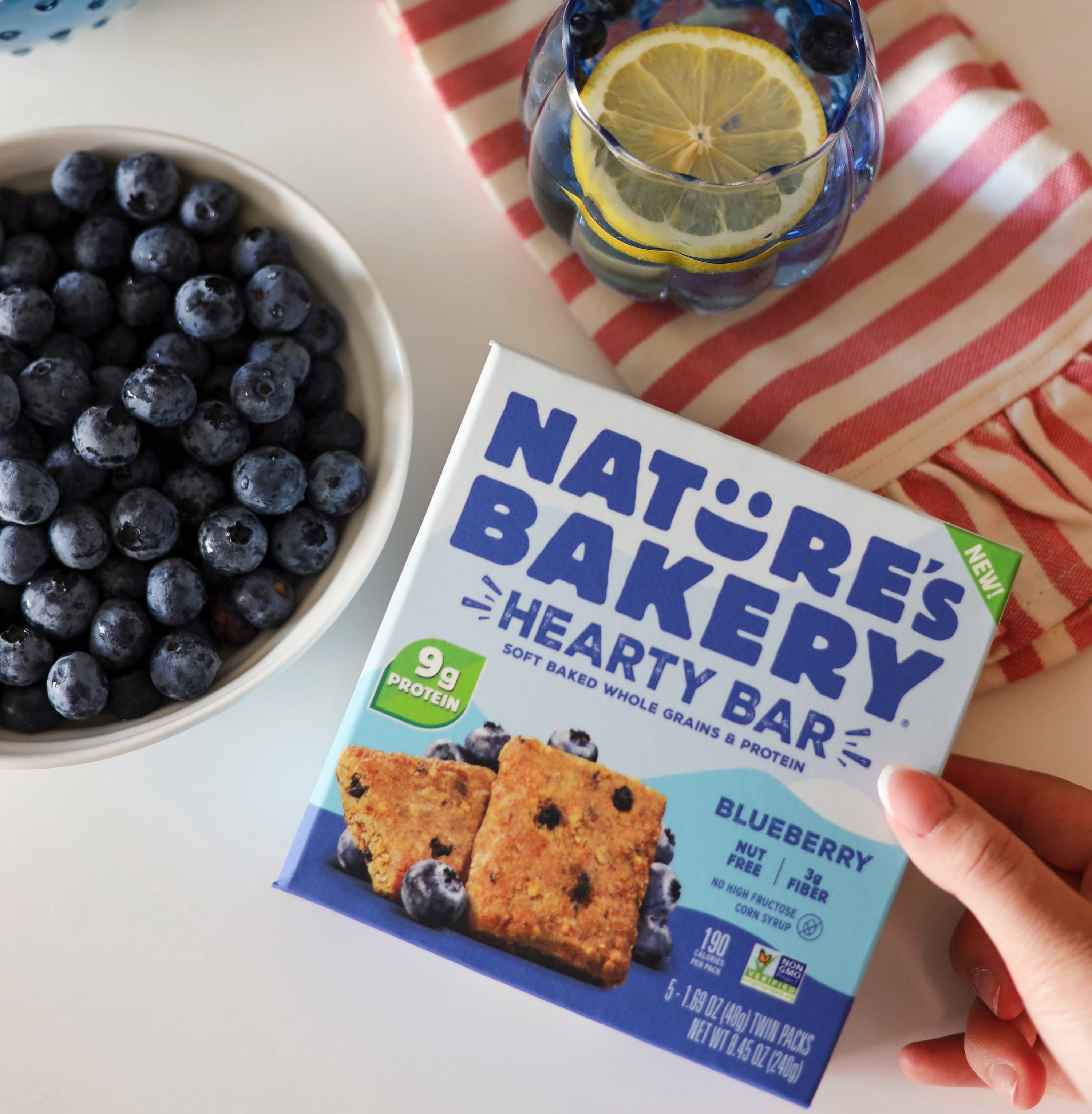 Nature's Bakery Hearty Bar Variety Pack, 1.69 oz Snack Bars (30 Bars), Vegan, Non-GMO, Plant-Based