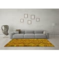 thumbnail image 3 of Ahgly Company Machine Washable Indoor Rectangle Southwestern Yellow Country Area Rugs, 8' x 12', 3 of 4