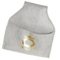 thumbnail image 1 of Bolsa de billar con Soporte de tiza para piscina de primera Sunnimix Bolsa de tacos de cuero de PU gris, 1 of 6