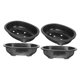 thumbnail image 5 of Moluckfu 4Ud Macetas Negras Para Plantas Con Ideales Para Y Hogar, 5 of 8