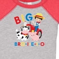 thumbnail image 4 of Inktastic Farmer Tractor EIEIO Big Bro Boys Baby Bodysuit, 4 of 5