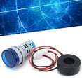 thumbnail image 2 of Ymiko Current Meter Signal Light,Current Signal Indicator,Current Signal Indicator Universal 2‑Display Round Lamp Light 60~500V AC AD16-22DVA, 2 of 8
