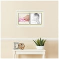 thumbnail image 2 of ArtToFrames Collage Photo Picture Frame with 2 - 11x11" Openings, Framed in White with Oyster and Black Mats (CDM-3966-1528), 2 of 8
