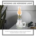thumbnail image 2 of Lampe à Pétrole Rétro en Verre pour Adultes Usage Domestique 1Ensemble Base Ronde 3.2 Po, 2 of 9