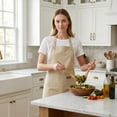 thumbnail image 2 of Unique Bargains Adjustable Cooking with Spacious Pockets Cream, 2 of 6