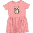 thumbnail image 3 of Inktastic Cute Owl Girls Toddler Dress, 3 of 5