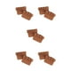 thumbnail image 1 of Guantes de mano de elevación antideslizantes de cuero para Fitness Home Gym Marrón Yuarrent, 1 of 6