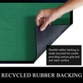 thumbnail image 6 of A1HC Indoor Outdoor Mat, Front and Back Entrance Welcome Mats, Large Front Door Patio Mats 32X48 Inches, Non-Slip Easy Clean Entrance Washable Large Size Doormats, Green, 6 of 8