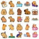 thumbnail image 5 of Calcomanías Capybara 100pcs Decalas Multifunción para Botella Portátil, 5 of 9