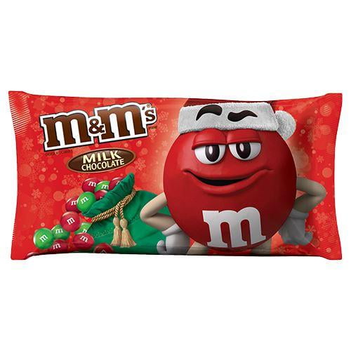 M&M's Milk Chocolate Christmas Colors 10oz. Bag