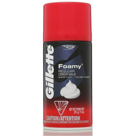 Gillette Foamy Shave Foam Regular 11 oz (Pack of