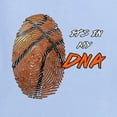 thumbnail image 3 of Wild Bobby, Basketball Fingerprint It's In My DNA, Sports, Women Graphic Long Sleeve Tee, Light Blue, Small, 3 of 5