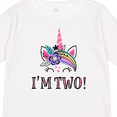 thumbnail image 4 of Inktastic 2nd Birthday Unicorn 2 Year Old Girl Girls Long Sleeve Toddler T-Shirt, 4 of 5