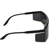 thumbnail image 4 of Flat Top Oversized Shield Rimless Wrap Square Sunglasses UV400, 4 of 22