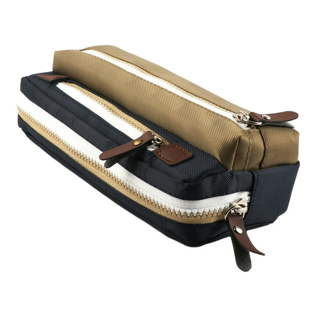 Xingzhi 1/2/3/5 Non-toxic And Waterproof Pen Bag With Large Capacity For Easy Sorting Brown+Black 1 Pc