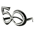 thumbnail image 2 of Gafas de cumpleaños retro de cristal negro 50a 2 piezas Sunnimix, 2 of 8