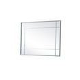 thumbnail image 5 of Elegant Decor French Panel Wall Mirror 30x40 Inch In Silver, 5 of 10