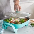 thumbnail image 5 of GreenLife Electric Skillet | Turquoise, 5 of 10