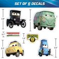 thumbnail image 3 of Disney Pixar Cars Decals - Set of 6 Lizzie, Fillmore, Guido, Luigi Vinyl Stickers for Car Laptop Computer Kids Water Bottle Outdoor Waterproof, 3 of 7