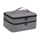 thumbnail image 3 of Organizador de esmalte de uñas Bolsa Bolsa de gran capacidad Multipureze soporte de esmalte de uñas Bolsa cosmética para arte de uñas kit de uñas kit Gris, 3 of 8