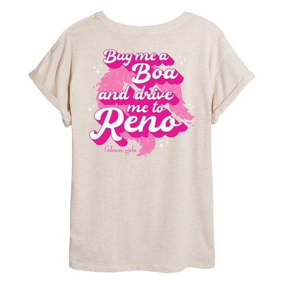 Gilmore Girls - Drive Me To Reno - Women's Oversized Graphic T-Shirt