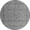 thumbnail image 1 of Ahgly Company Indoor Round Oriental Gray Industrial Area Rugs, 5' Round, 1 of 4