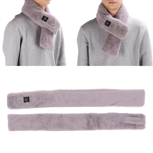 Fyydes Heating Scarf Washable Foldable Comfortable Hot Compress Warm Reliable USB Adjustable Temperature Winter Clothes,Winter Scarf,Heated Scarfs For Women