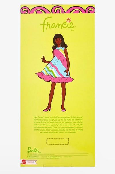 Mattel Creations Exclusive Barbie Signature Francie 1967 Doll