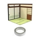 thumbnail image 1 of Colección de almacenamiento de fondo a escala 1:12, exhibición de dioramas para figuras de acción de soldados casa japonesa, 1 of 9