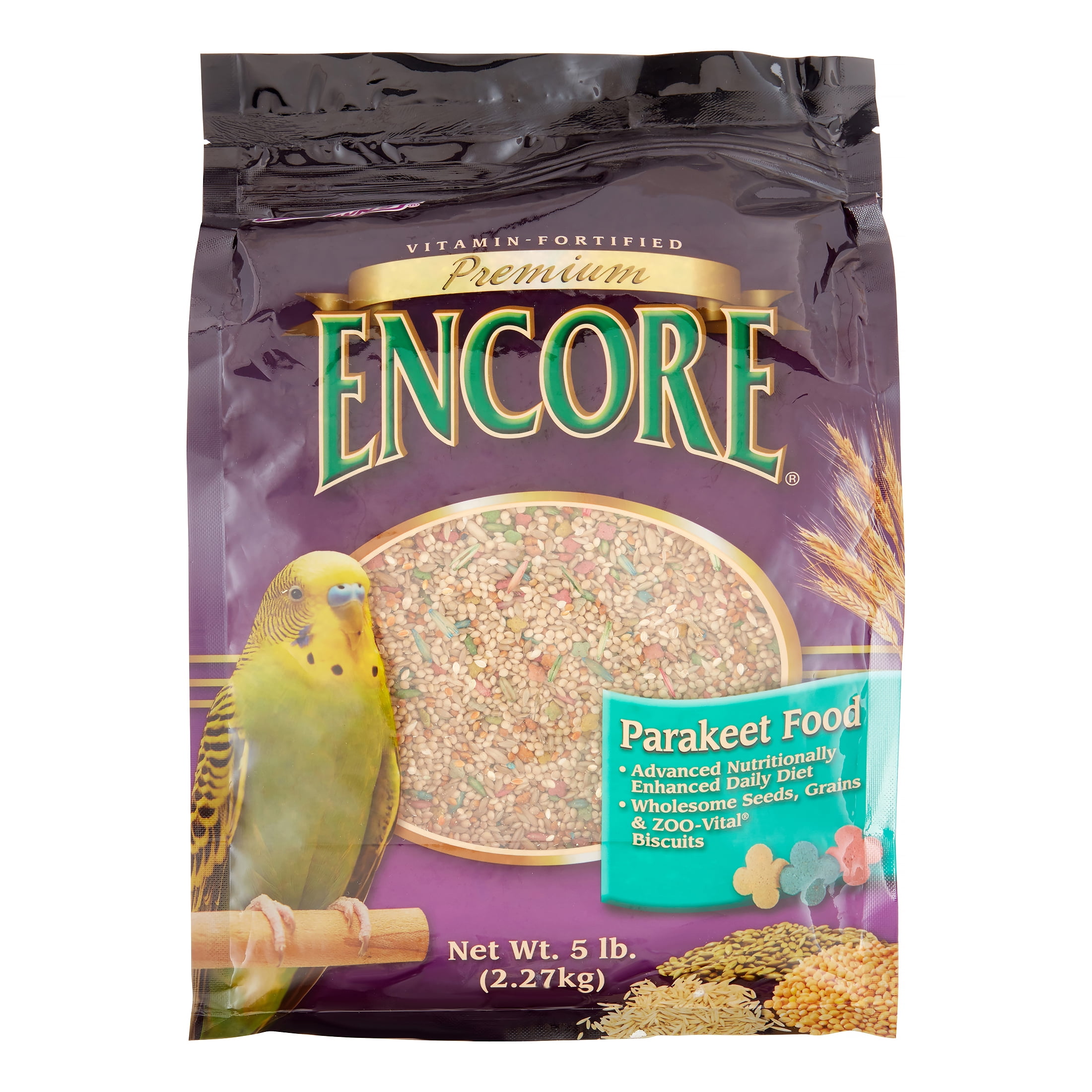 Encore Premium Parakeet Food, 5 lb.