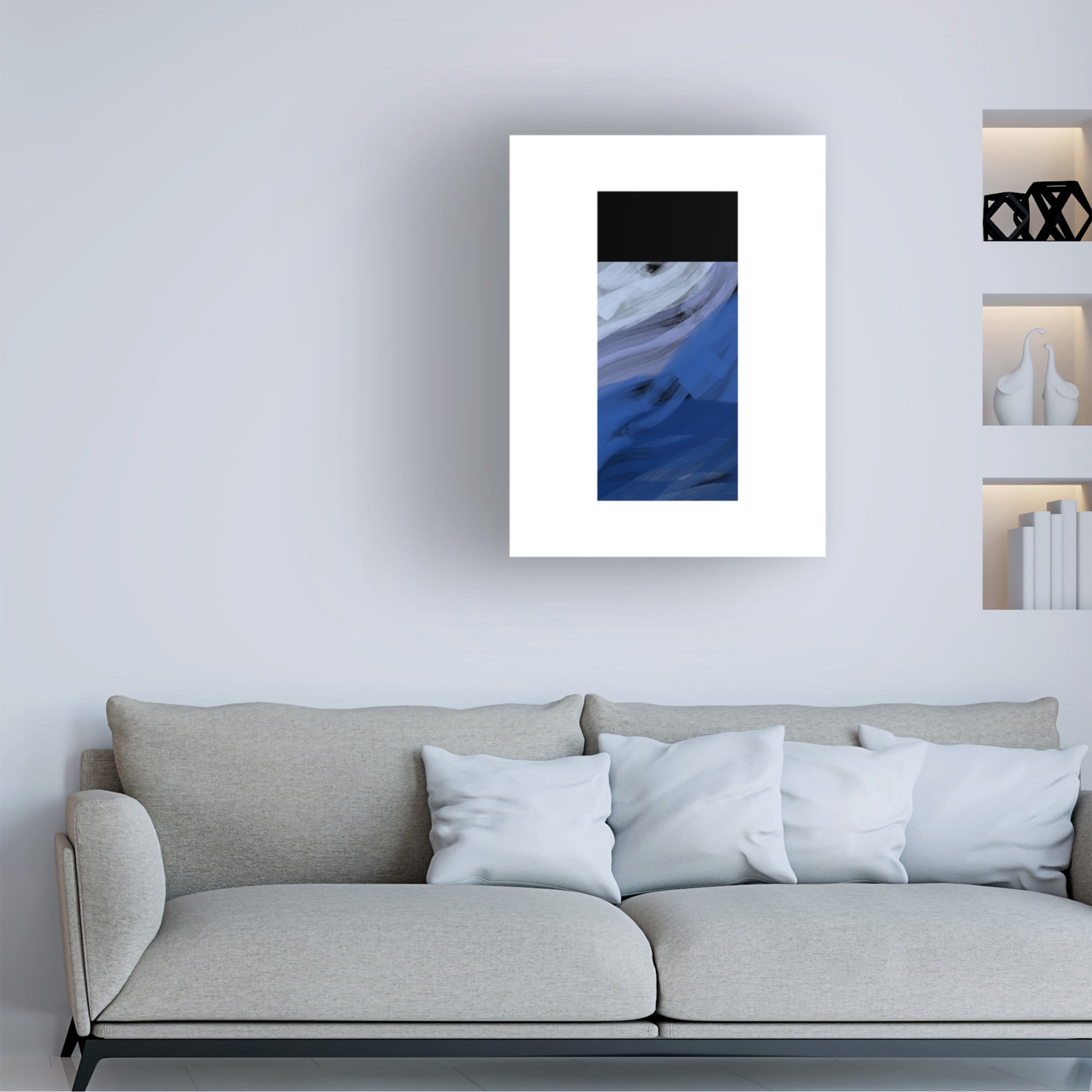 Trademark Fine Art Elena Ristova Indigo32 Canvas Wall Art