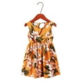 thumbnail image 2 of Esaierr Kids Baby Girls Summer Floral Dresses Teen Sleeveless Cute Flower Skirt Breathable Dress Versatile Print Dress Party Dress for 3-12T, 2 of 7