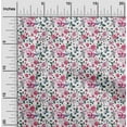 thumbnail image 2 of oneOone Cotton Silk White Fabric Florals Diy Clothing Quilting Fabric Print Fabric By Yard 42 Inch Wide, 2 of 4