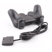 Wired Controller Double Shock For Playstation 2 Black