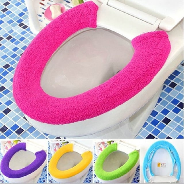 unbranded Toilet Seat Cover Morado Suave Para Con De Botón Fácil De Instalar